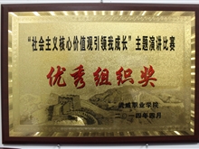 “社會主義核心價(jià)值觀引領(lǐng)我成長”主題演講比賽-優(yōu)秀組織獎(jiǎng)