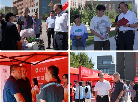 喜迎新同學｜校領導深入新生報到現場、公寓、餐廳走訪慰問新生及家長