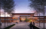 我院一期擴(kuò)建項(xiàng)目大學(xué)生活動(dòng)中心、2棟學(xué)生公寓樓建設(shè)完成主體封頂