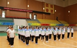 學(xué)校舉行甘肅省第五屆大學(xué)生運動會代表團(tuán)出征儀式
